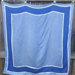 Vineyard Vines silk blue scarf